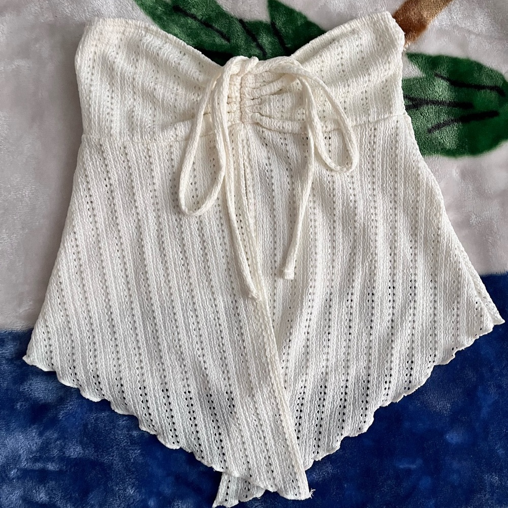 Electric Family White Knit Top